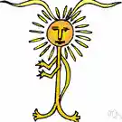 personification - a person who represents an abstract quality