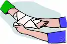 guard - a precautionary measure warding off impending danger or damage or injury etc.