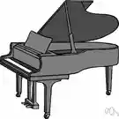 fallboard - the hinged protective covering that protects the keyboard of a piano when it is not being played