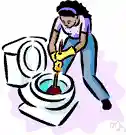 clog - become or cause to become obstructed