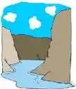 path - a line or route along which something travels or moves