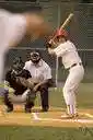 bat - (baseball) a turn trying to get a hit
