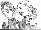 disingenuous - not straightforward or candid