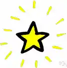 twinkle - emit or reflect light in a flickering manner