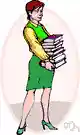 bluestocking - a woman having literary or intellectual interests