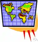 map - a diagrammatic representation of the earth's surface (or part of it)