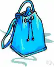 drawstring - a tie consisting of a cord that goes through a seam around an opening