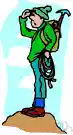 tip - the top or extreme point of something (usually a mountain or hill)