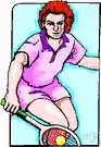backhand - hit a tennis ball backhand