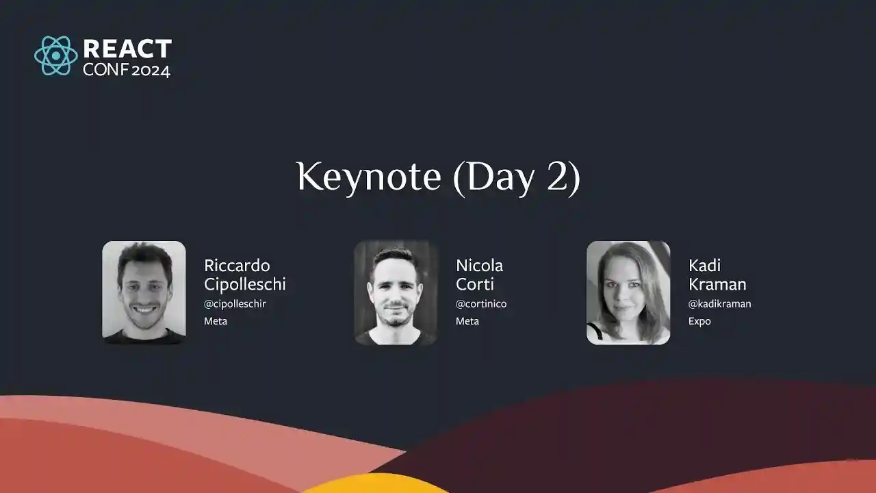 React Conf 2024 React Native Keynote