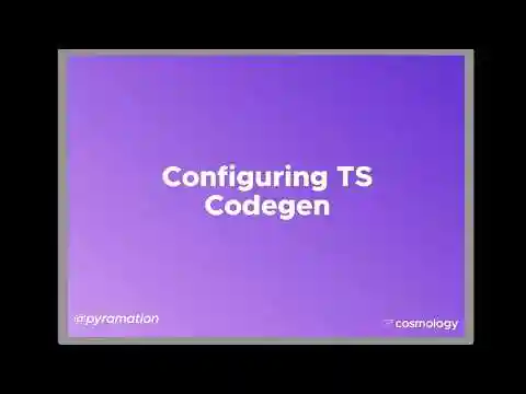 Configuring CosmWasm ts-codegen to create SDKs for your Smart Contracts