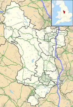 Repton is located in Derbyshire