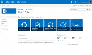 SharePoint Online user interface