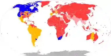 Map of world cannabis laws