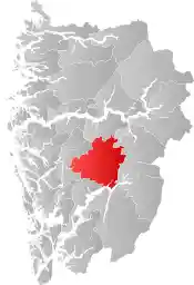 Voss within Vestland
