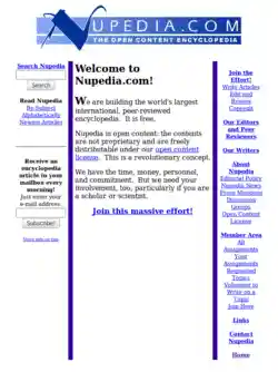 Nupedia, the open content encyclopedia 2000-08-15.png