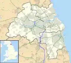 Sunderland is located in Tyne and Wear