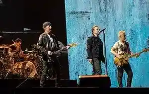 The band onstage