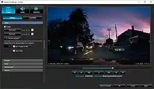 Encoding a file in DivX Converter, included in the DivX Software suite
