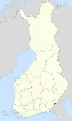 Location of Imatra