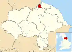 Shown within North Yorkshire