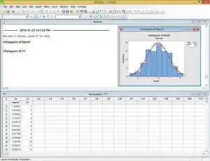 Minitab 17 running on Windows 8
