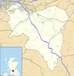 Strathaven is located in South Lanarkshire