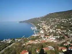 View of Barcola from the Vittoria Light.