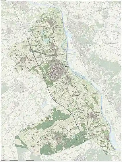 Dutch Topographic map of Boxmeer, June 2015