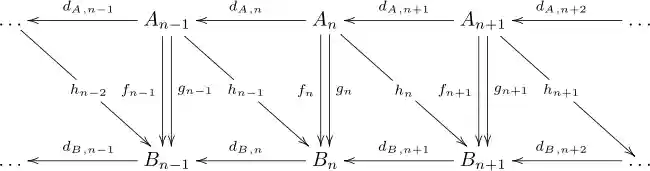 Chain homotopy between chain complexes.svg