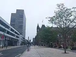 Middlesbrough, the largest town in Teesside