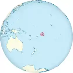 Location of Samoa