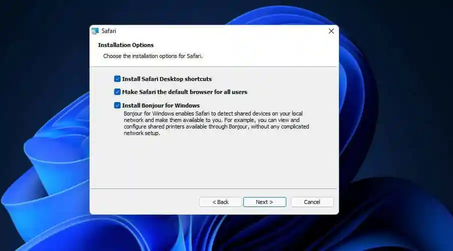 Download & Install Safari on Windows 11