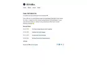 Minima screenshot