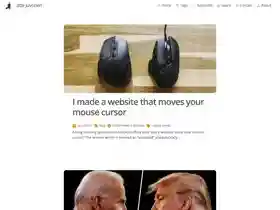Blog screenshot