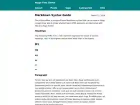 Hugo Flex screenshot