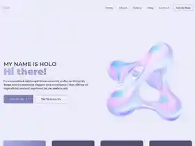 Gatsby Holo screenshot