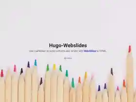 Hugo Webslides screenshot