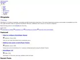 AstroPaper screenshot
