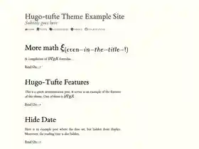 Tufte screenshot