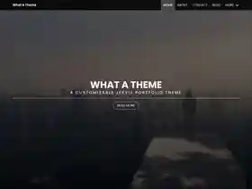 What A Theme screenshot