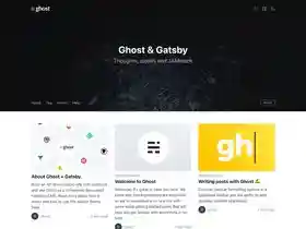 Gatsby Starter Ghost screenshot