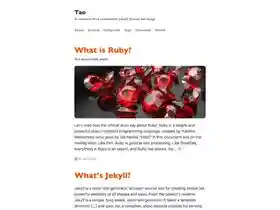 Tao screenshot