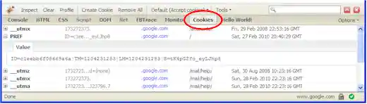 firecookie для firebug