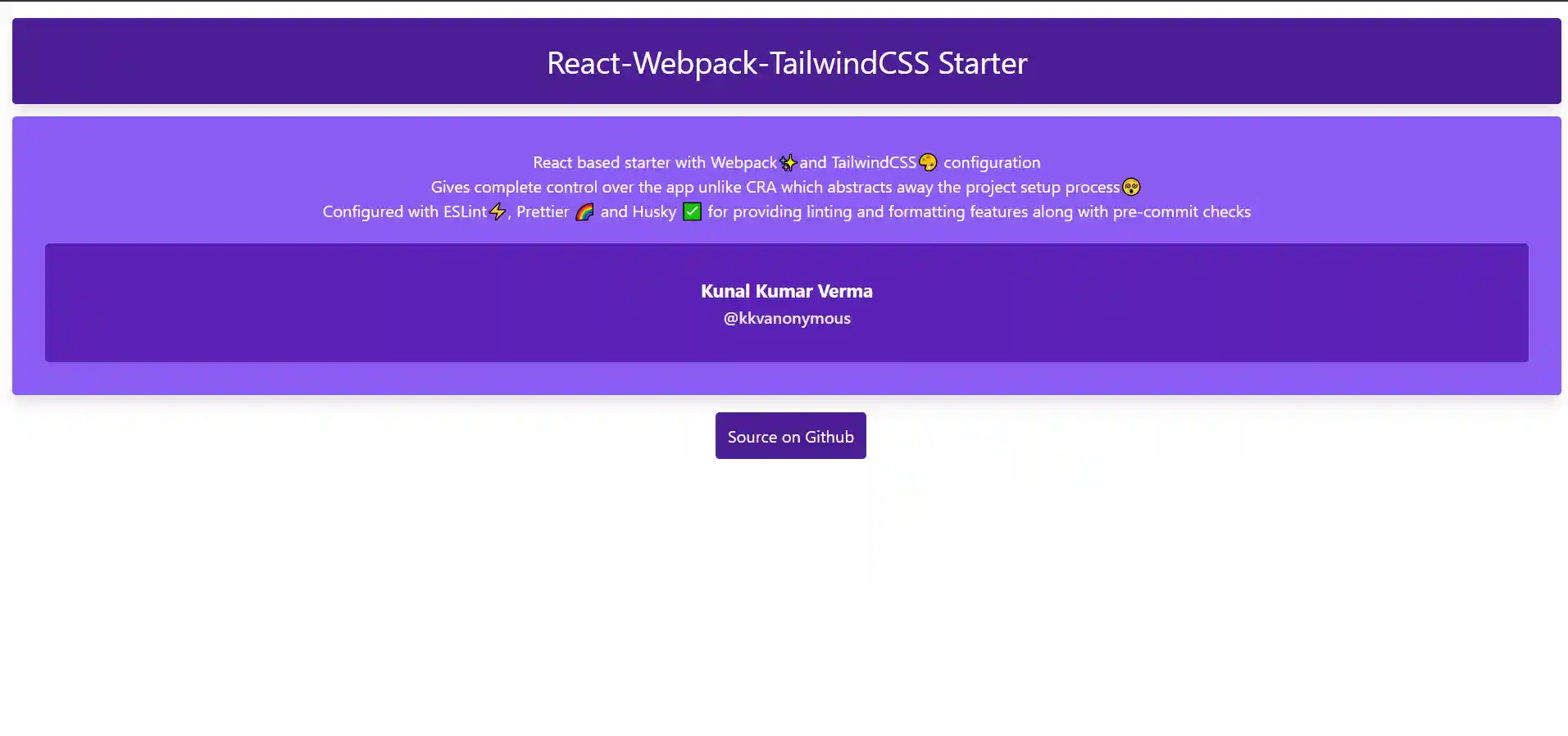 React Starter