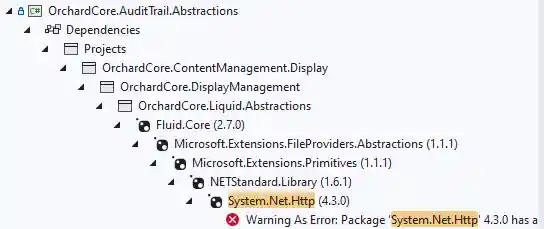 Visual Studio Solution Explorer Search Results