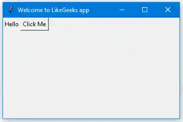 Python GUI examples add button