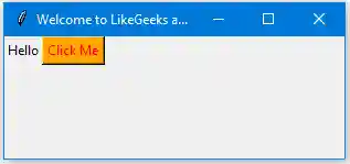Python GUI examples button colors