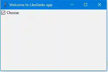 Python GUI examples add checkbutton