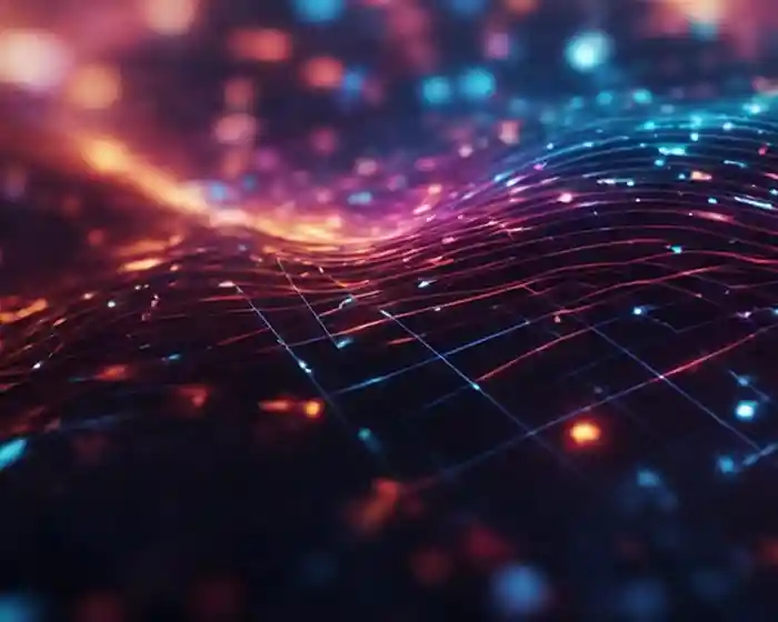 Coloured lines and lights